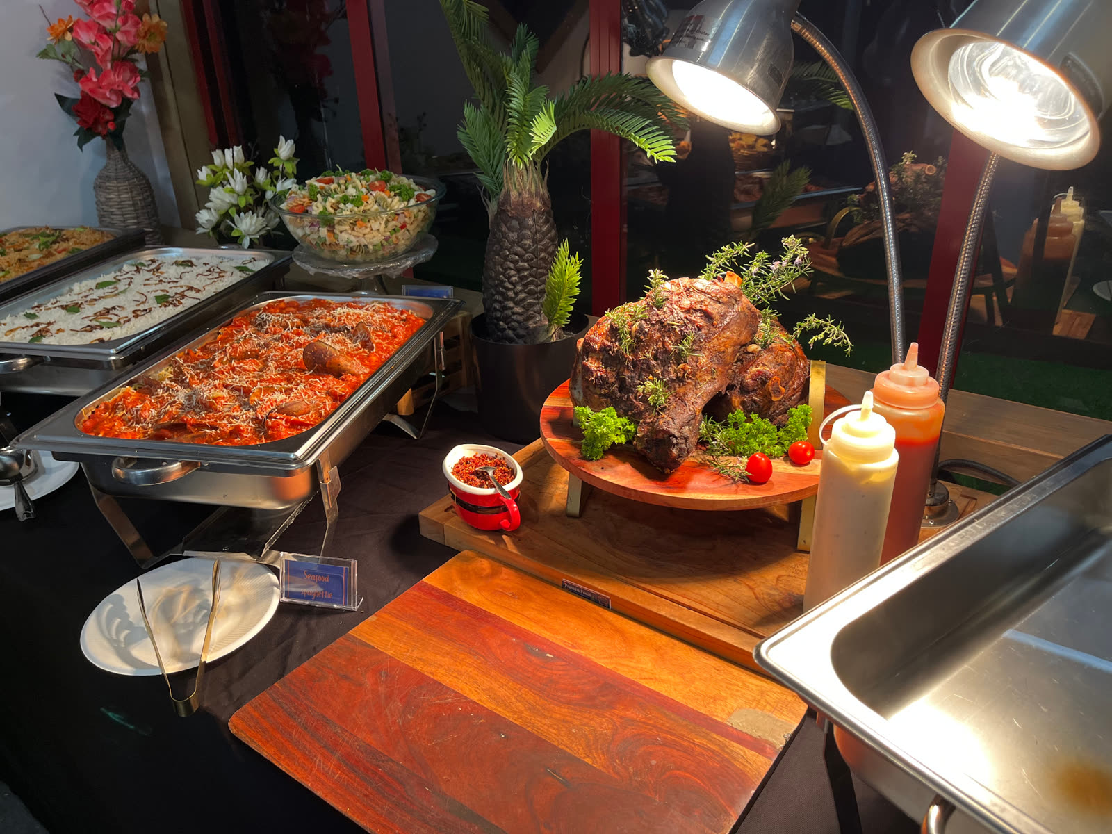 Annual Company Christmas Dinner — 120 Guests · Festive Buffet catered by Pranitha Foods Catering